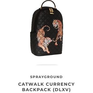 SprayGround Black Backpack. Brand new.
